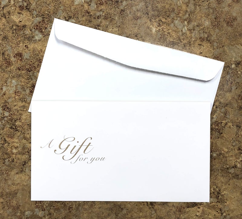 IMPACTONLINEPRINTING Blank Gift Certificates 25set, Rose Kraft Image, gift certificate for business, Comes with Free matching Envelopes, Sequential Number - Small Business, Restaurant, Spa, Beauty Salon - Image 4